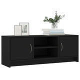 TV Cabinet Black 102x30x37.5 cm Engineered Wood 823254