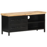 TV Cabinet 90x30x41 cm Rough Mango Wood 320662