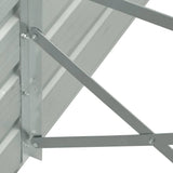 Garden Raised Bed Galvanised Steel 400x80x45 cm Anthracite 47059