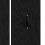 Hallway Furniture Set 3 pcs Black oak 80 x 31 x 40 cm 3332525