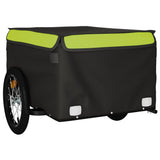 Bike Trailer Black and Green 45 kg Iron 94088