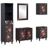 Bathroom Cabinet Set with Drawer 5 pcs Solid Mango Wood 3310144
