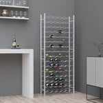 ZNTS Wine Rack for 96 Bottles White Metal 340914