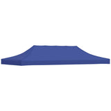 Party Tent Roof 3x6 m Blue 44987