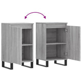 Sideboards 2 pcs Grey Sonoma 40x35x70 cm Engineered Wood 831081