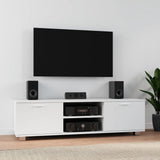 TV Cabinet White 140x40.5x35 cm Engineered Wood 342622