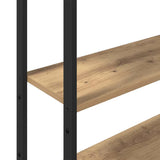 Book Cabinet Artisan Oak 60 x 24 x 161 cm Engineered Wood 883861