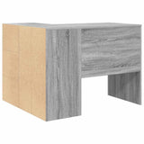 Corner Desk with Drawer Grey Sonoma 102 x 88 x 75 cm 3337278
