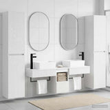 Bathroom Furniture Set 5 pcs High Gloss White 3406017