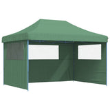 Foldable Party Tent Pop-Up with 3 Sidewalls Green 4005016