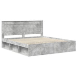 Bed Frame with Headboard Concerte 180 x 200 cm Solid Pine Wood 3410059