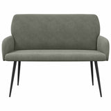 2 Seater Sofa with Metal Legs 2-Seater Light Grey 42051043