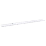 Wall Shelf 4 pcs White Marble 115 x 9 x 3 cm Engineered Wood 42020030