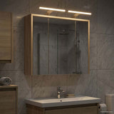 Bathroom Mirror Cabinet Sonoma Oak 63.5 x 16 x 62.5 cm 889161