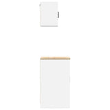 Garage Cabinets 2 pcs White Engineered Wood 3328287