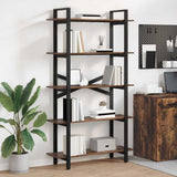 Bookshelf Smoked Oak 100 x 33.5 x 178 cm Engineered Wood 883936