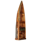 ZNTS Wine Rack 50x40x180 cm Solid Reclaimed Wood 247879