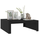 Coffee Table Black 100x100x35 cm Engineered Wood 808568