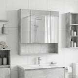 Bathroom Mirror Cabinet Concrete Grey 60 x 14.5 x 70 cm 889186