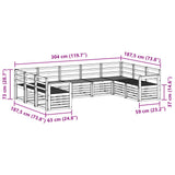 Sofa Sets Solid Acacia Wood 3392489