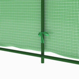 Greenhouse Green Polyethylene mesh fabric, Galvanised steel 6.86 m 48164