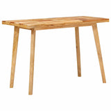 Dinning Table Natural 100 x 55 x 75 cm Solid Mango Wood 4104621