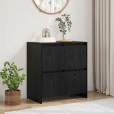 Sideboard Black Oak 70 x 41 x 75 cm Engineered Wood 875230