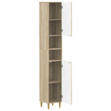 Bathroom Cabinet with Open Shelf ARNHEM Sonoma Oak 896597