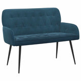 2 Seater Sofa with Metal Legs 2-Seater Blue Velvet 42051026