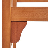 Foldable Bench Natural Solid eucalyptus wood 120 cm Foldable 47293