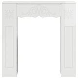 Fireplace Surround Gloss White 102 x 20 x 102 cm 8006637