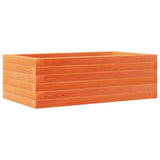 ZNTS Garden Planter Wax Brown 70x40x23 cm Solid Wood Pine 847220