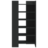 Shoe Cabinet Black 52x37.5x100 cm Engineered Wood 848445