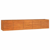 Garden Raised Bed Rusty 400x80x77 cm Corten Steel 151965