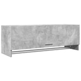 808237 Wardrobe Concrete Grey 100x32,5x35 cm Engineered Wood