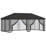 6 x 3 m Anthracite Polyester and Steel 190 3375996