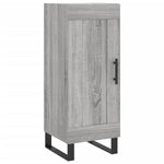 Highboard Grey Sonoma 34.5x34x180 cm Engineered Wood 3199519