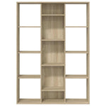 Room Divider/Book Cabinet Sonoma Oak 100x24x140 cm Engineered Wood 800444
