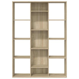 Room Divider/Book Cabinet Sonoma Oak 100x24x140 cm Engineered Wood 800444