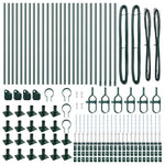 Fence Post Other 26 pcs Silver 3.2 x 3.2 x 70 cm Steel 3350221