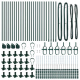 Fence Post Other 26 pcs Silver 3.2 x 3.2 x 70 cm Steel 3350221