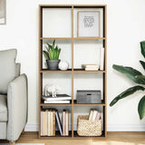 Room Divider Bookcase Artisan Oak 69.5x29x137.5 cm Engineered Wood 858029