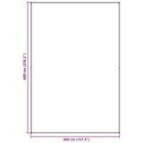 Tent Carpet Folding Manual Light Grey 600 x 400 cm Polyethylene 42000202