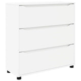 Storage Cabinet White 80 x 31 x 81 cm Engineered Wood 888847