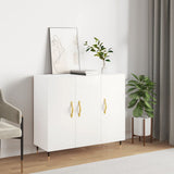 Sideboard White 90x34x80 cm Engineered Wood 828084