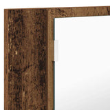 Bathroom Mirror Cabinet with Shelf Old Wood 80 x 12 x 45 cm 886226
