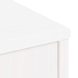 Side Cabinets 4 pcs "ODDA" White 40x24x79 cm Solid Wood Pine 3365351