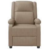 Massage Chair Cappuccino Faux Leather 340168