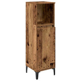 Bathroom Furniture Set with Door 3 pcs Old wood Engineered wood 3415718