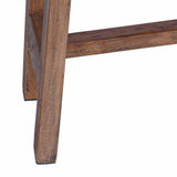 Desk with Drawer Brown 110 x 30 x 79 cm Solid Mahogany Wood 42012402